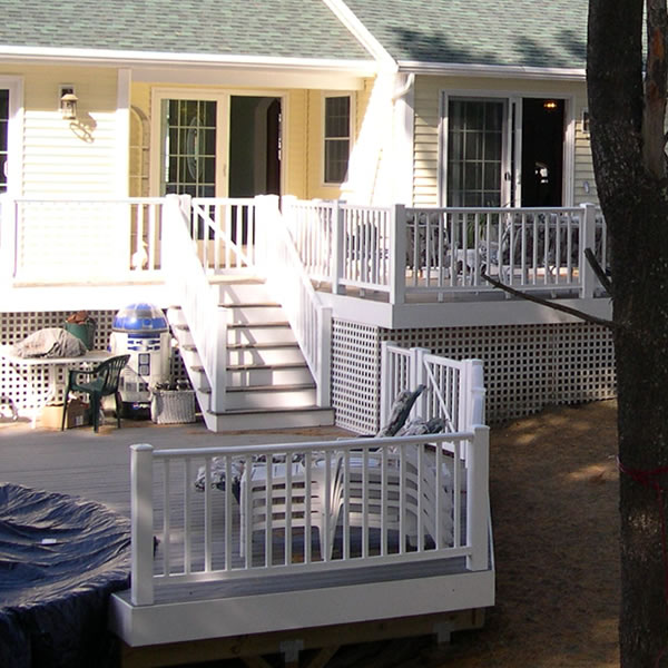 Brouillette Building & Remodeling - NH back deck installation