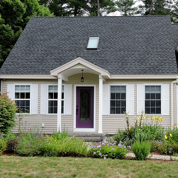 Brouillette Builders - NH front entry door installation